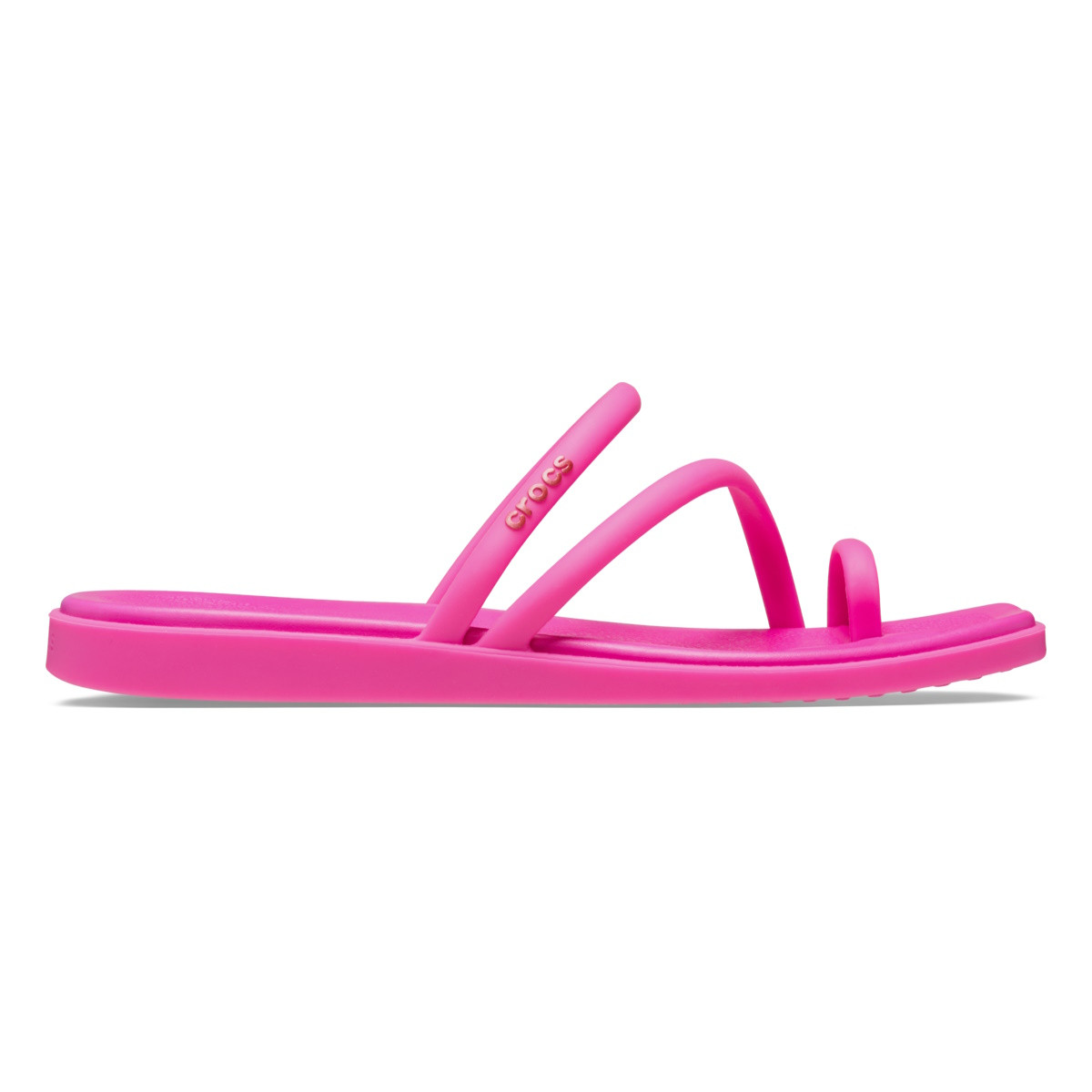 Sandale Crocs Miami Toe Loop Sandal Roz - Pink Crush - imagine 8